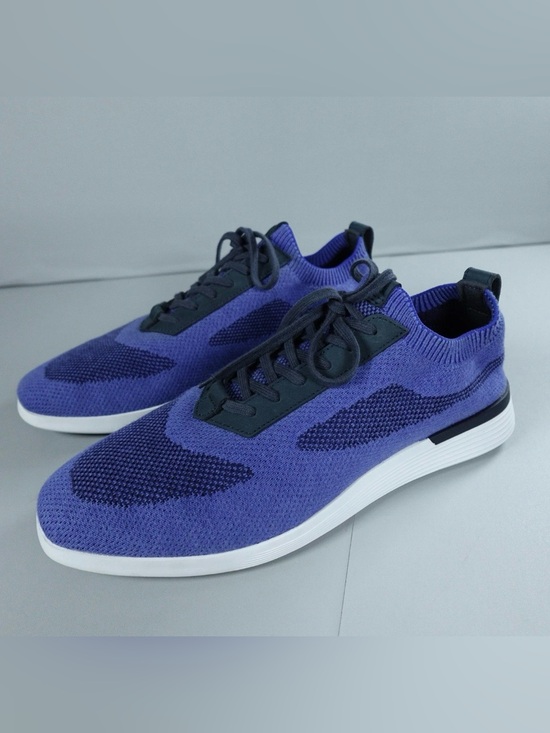 Wolf & Shepherd Other - Wolf & Shepherd SupremeKnit Trainer Victory Blue White Sneakers Men’s Size 12 🐺